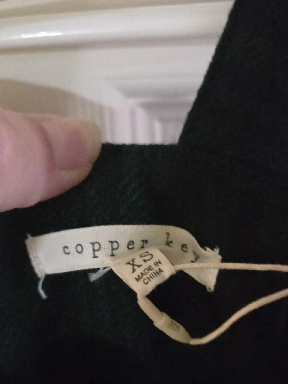 Brand New Adorable Copper Key Green And Black Plaid Jumpsuit Size XS - Picture 6 of 6